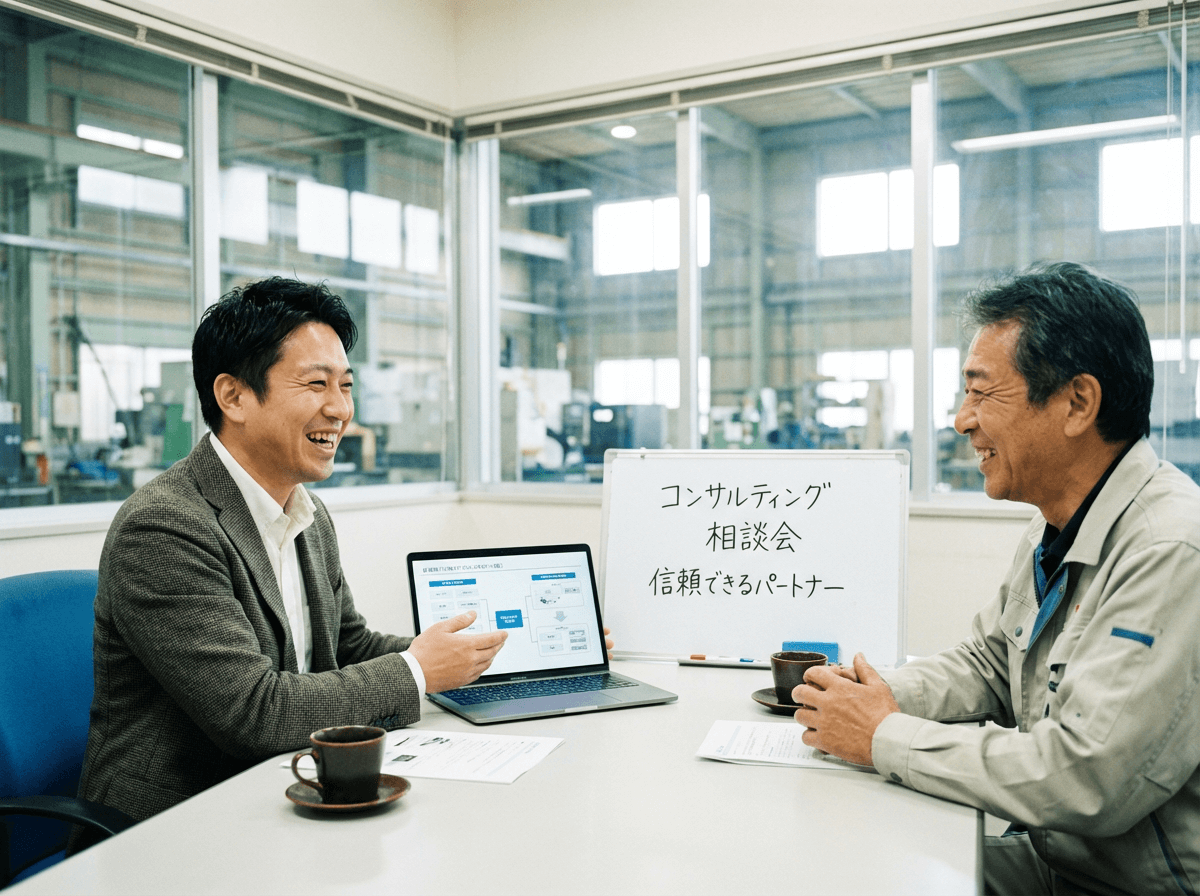 コンサルタントとの相談風景